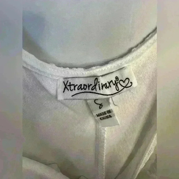 Xtraordinary White Lace Dress - Picture 3 of 7